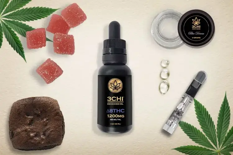 3chi products including delta 8 gummies tinctures and topicals